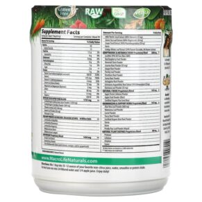 Thực phẩm bổ sung Macrolife Naturals Macro Greens Superfood 30 oz (850 g) 054139908010