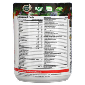 Thực phẩm bổ sung Macrolife Naturals Miracle Reds Superfood Goji-Pomegranate-Acai-Mangosteen 30 oz (850 g) 852434001081