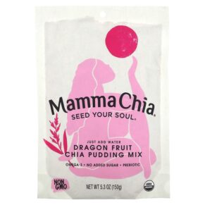 Thực phẩm chức năng Mamma Chia Chia Pudding Mix Dragon Fruit 5.3 oz (150 g) 856516005875