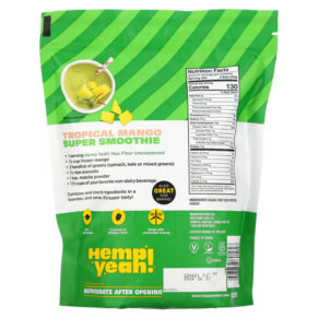 Thực phẩm bổ sung Manitoba Harvest Organic Hemp Yeah! Max Fiber Hemp Protein Powder Unsweetened 32 oz (907 g) 697658691058