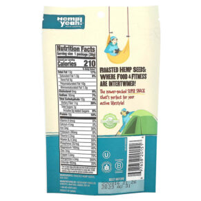 Thực phẩm bổ sung Manitoba Harvest Roasted Hemp Seeds Sea Salt 1.34 oz (38 g) 697658201516