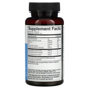 Thực phẩm bổ sung Manuka Doctor Immune Booster Vitamin C & Zinc + Manuka Honey 30 Capsules 810057720451