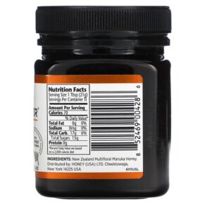 Thực phẩm bổ sung Manuka Doctor Manuka Honey Multifloral MGO 60+ 8.75 oz (250 g) 852469004286