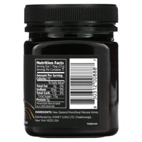 Thực phẩm bổ sung Manuka Doctor Monofloral Manuka Honey MGO 825+ 8.75 oz (250 g) 850312008887