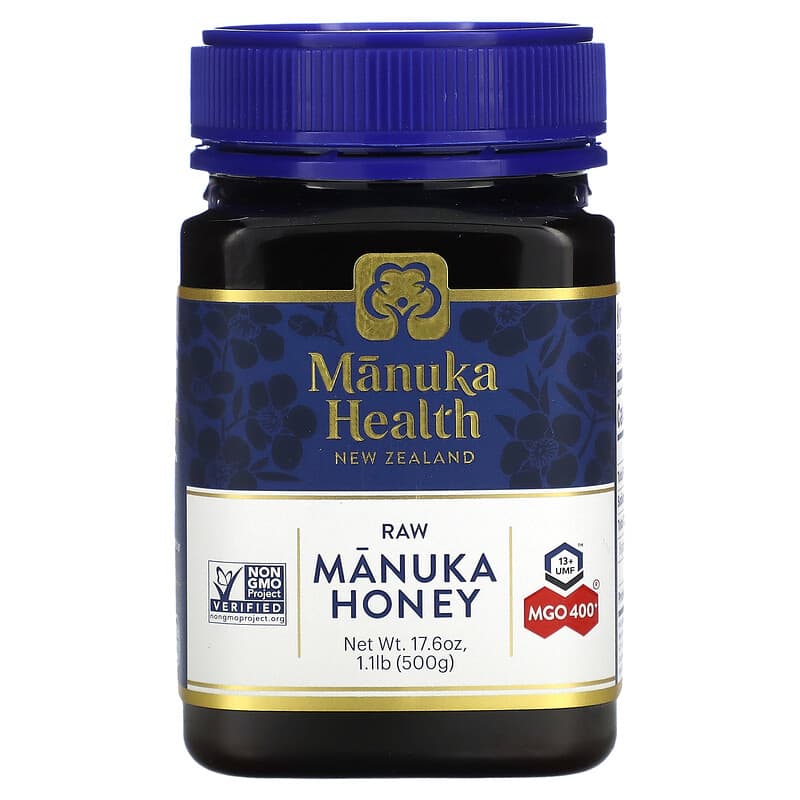 Manuka Health Raw Manuka Honey MGO 400+ 1.1 lb (500 g) 8 Thực phẩm chức năng Manuka Health Raw Manuka Honey MGO 400+ 1.1 lb (500 g) 895015001551