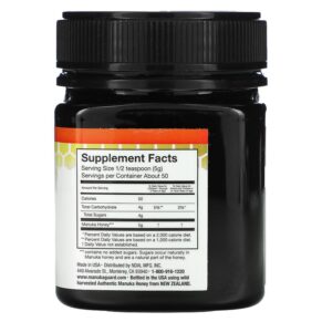 ManukaGuard Gut Health Manuka Honey 400 MGO 8.8 oz (250 g) 3 Thực phẩm bổ sung ManukaGuard Gut Health Manuka Honey 400 MGO 8.8 oz (250 g) 858631002173