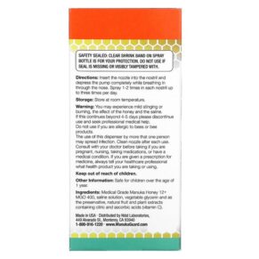 ManukaGuard Manuka Honey Medical Grade Allercleanse 1.3 fl oz (40 ml) 3 Thực phẩm bổ sung ManukaGuard Manuka Honey Medical Grade Allercleanse 1.3 fl oz (40 ml) 858631002128