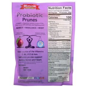 Thực phẩm bổ sung Mariani Dried Fruit Family Probiotic Prunes 7 oz (198 g) 071022340115