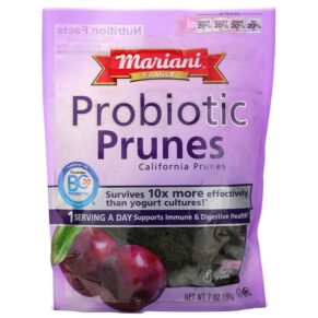 Thực phẩm chức năng Mariani Dried Fruit Family Probiotic Prunes 7 oz (198 g) 071022340115