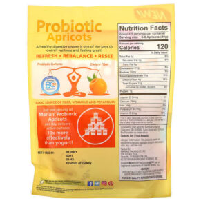 Thực phẩm bổ sung Mariani Dried Fruit Premium Probiotic Apricots 6 oz (170 g) 071022331212