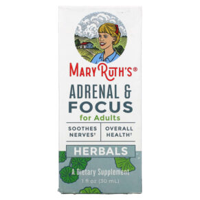 Thực phẩm chức năng MaryRuth Organics Herbals Adrenal & Focus For Adults 1 fl oz (30 ml) 856645008471