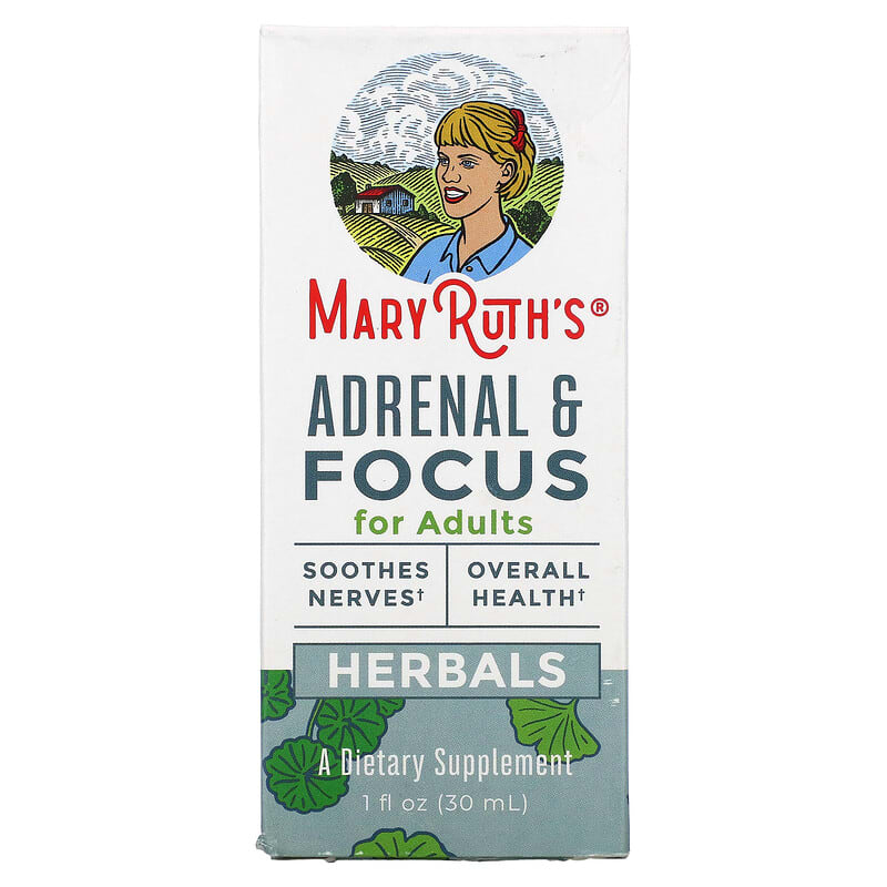MaryRuth Organics Herbals Adrenal & Focus For Adults 1 fl oz (30 ml) 8 Thực phẩm chức năng MaryRuth Organics Herbals Adrenal & Focus For Adults 1 fl oz (30 ml) 856645008471