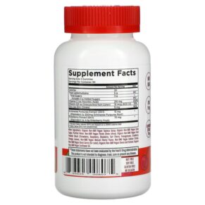 Thực phẩm bổ sung MaryRuth Organics Immunity Gummies Pectin Based Cherry 90 Gummies 856645008075