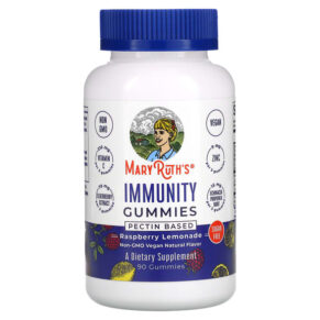 Thực phẩm chức năng MaryRuth Organics Immunity Gummies Pectin Based Raspberry Lemonade 90 Gummies 856645008570