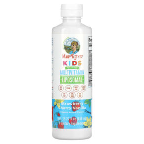 Thực phẩm chức năng MaryRuth Organics Kids Multivitamin Liposomal Ages 4-13 Years Strawberry Cherry Vanilla 15.22 fl oz (450 ml) 850029392675