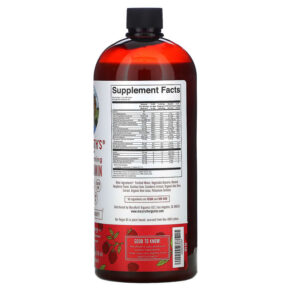 Thực phẩm bổ sung MaryRuth Organics Liquid Morning Multivitamin Raspberry 32 fl oz (946 ml) 658263110495