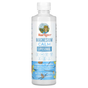 Thực phẩm chức năng MaryRuth Organics Magnesium Calm Liposomal Almond Vanilla 15.22 fl oz (450 ml) 850018471886