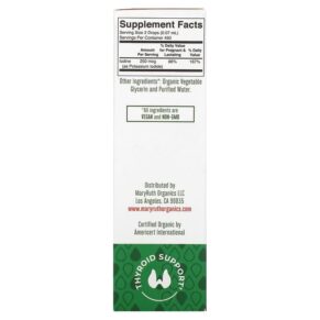 Thực phẩm bổ sung MaryRuth Organics Organic Iodine Liquid Drops Unflavored 1 fl oz (30 ml) 856645008167