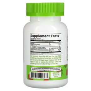 Thực phẩm bổ sung MaryRuth Organics Vitamin D3 + B12 Gummies Pectin Based Strawberry 60 Gummies 861212000383