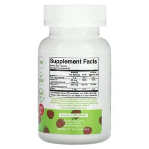 Thực phẩm bổ sung MaryRuth Organics Vitamin D3 + B12 Gummies Raspberry 60 Gummies 856645008112