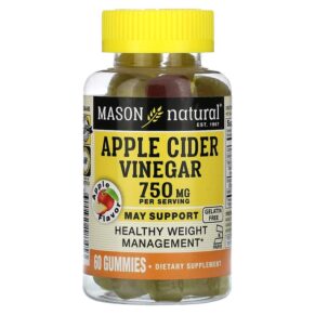 Thực phẩm chức năng Mason Natural Apple Cider Vinegar Apple 250 mg 60 Gummies 311845183453