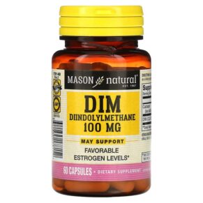 Thực phẩm chức năng Mason Natural DIM Diindolylmethane 100 mg 60 Capsules 311845178152