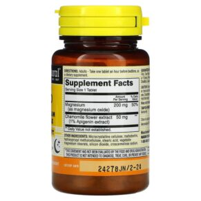 Mason Natural Eazzzy Sleep with Magnesium & Chamomile 60 Tablets 3 Thực phẩm bổ sung Mason Natural Eazzzy Sleep with Magnesium & Chamomile 60 Tablets 311845181756