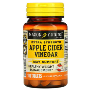 Thực phẩm chức năng Mason Natural Extra Strength Apple Cider Vinegar 100 Tablets 311845139511