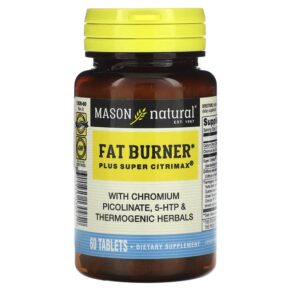 Thực phẩm chức năng Mason Natural Fat Burner Plus Super Citrimax 60 Tablets 311845130952