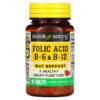 Thực phẩm chức năng Mason Natural Folic Acid B6 & B12 90 Tablets 311845116994
