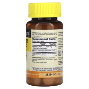 Thực phẩm bổ sung Mason Natural Healthy Kids Probiotic with Fiber 60 Chewables 311845171153