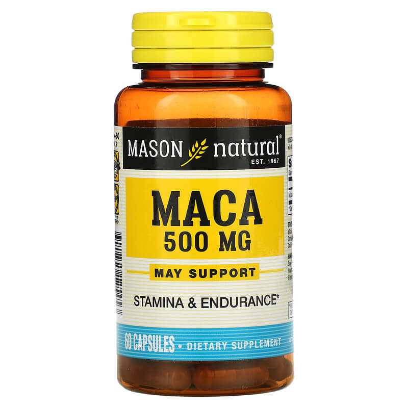 Mason Natural Maca 500 mg 60 Capsules 8 Thực phẩm chức năng Mason Natural Maca 500 mg 60 Capsules 311845125453