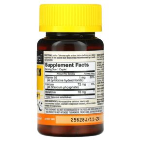 Thực phẩm bổ sung Mason Natural Melatonin 10 mg 60 Caplets 311845181053