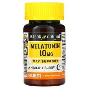 Thực phẩm chức năng Mason Natural Melatonin 10 mg 60 Caplets 311845181053