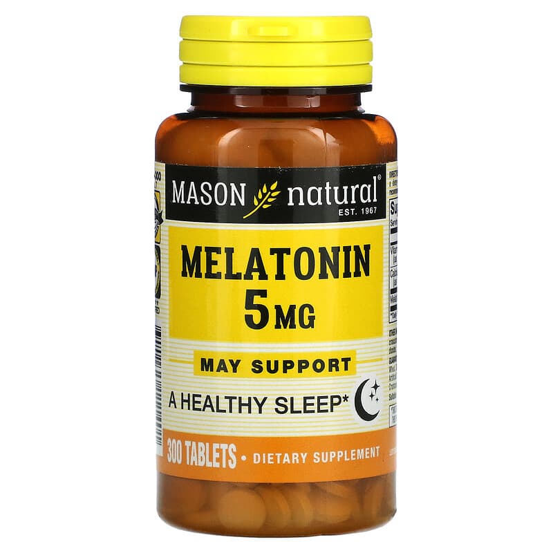 Mason Natural Melatonin 5 mg 300 Tablets 8 Thực phẩm chức năng Mason Natural Melatonin 5 mg 300 Tablets 311845111401