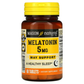 Thực phẩm chức năng Mason Natural Melatonin 5 mg 60 Tablets 311845111456