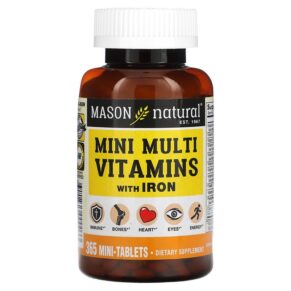 Thực phẩm chức năng Mason Natural Mini Multi Vitamins with Iron 365 Mini Tablets 311845000033