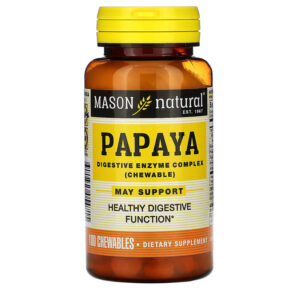 Thực phẩm chức năng Mason Natural Papaya Digestive Enzyme Complex 100 Chewables 311845054715