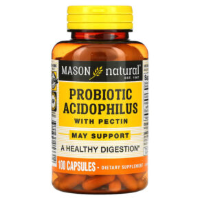 Thực phẩm chức năng Mason Natural Probiotic Acidophilus with Pectin 100 Capsules 311845053312