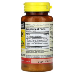 Thực phẩm bổ sung Mason Natural Quercetin Complex 625 mg 60 Tablets 311845184757