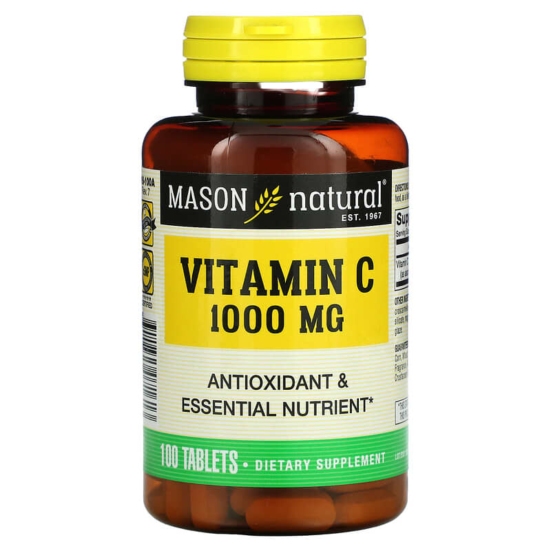 Mason Natural Vitamin C 1.000 mg 100 Tablets 8 Thực phẩm chức năng Mason Natural Vitamin C 1.000 mg 100 Tablets 311845071613