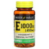 Thực phẩm chức năng Mason Natural Vitamin E 450 mg (1.000 IU) 50 Softgels 311845050496