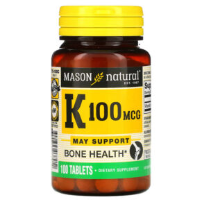 Thực phẩm chức năng Mason Natural Vitamin K 100 mcg 100 Tablets 311845077912