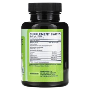 Thực phẩm bổ sung MAV Nutrition Digestive Enzymes with Powerful Probiotic Strains 60 Vegetable Capsules 850018273039