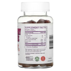 MAV Nutrition Elderberry Gummies For Kids Raspberry 60 Gummies 3 Thực phẩm bổ sung MAV Nutrition Elderberry Gummies For Kids Raspberry 60 Gummies 850018273046