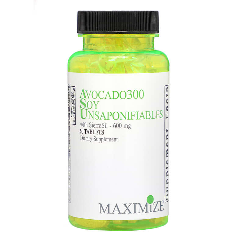 Maximum International Avocado 300 Soy Unsaponifiables 300 mg 60 Tablets 8 Thực phẩm chức năng Maximum International Avocado 300 Soy Unsaponifiables 300 mg 60 Tablets 800326500075