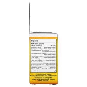 Thực phẩm bổ sung MediNatura T-Relief ReBoost Zinc +10 Cold & Flu Tablets 60 Tablets 787647201518