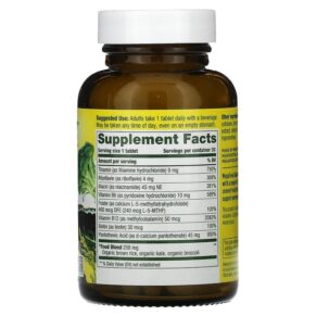 Thực phẩm bổ sung MegaFood Balanced B Complex 30 Tablets 051494101674