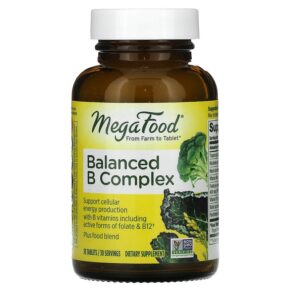 Thực phẩm chức năng MegaFood Balanced B Complex 30 Tablets 051494101674