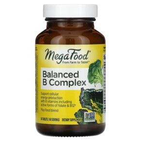Thực phẩm chức năng MegaFood Balanced B Complex 60 Tablets 051494101681